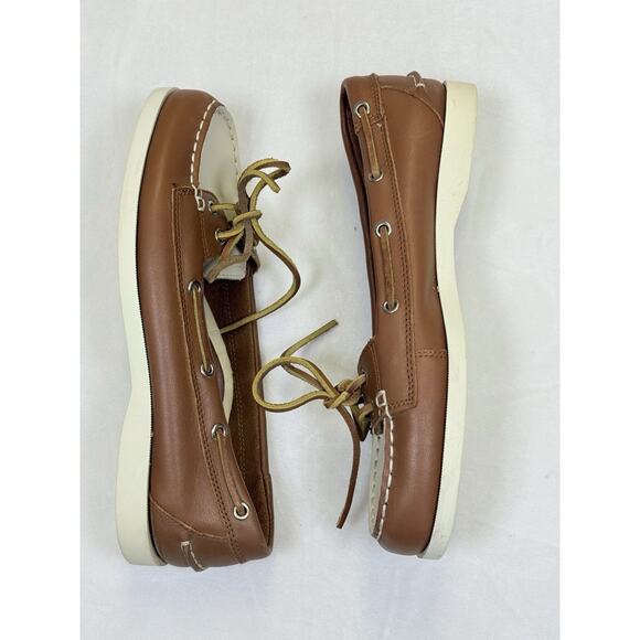 Lauren Ralph Lauren Yolonda Leather Loafers Women’s Sz 8 Boat Shoes Top Siders - Picture 4 of 12